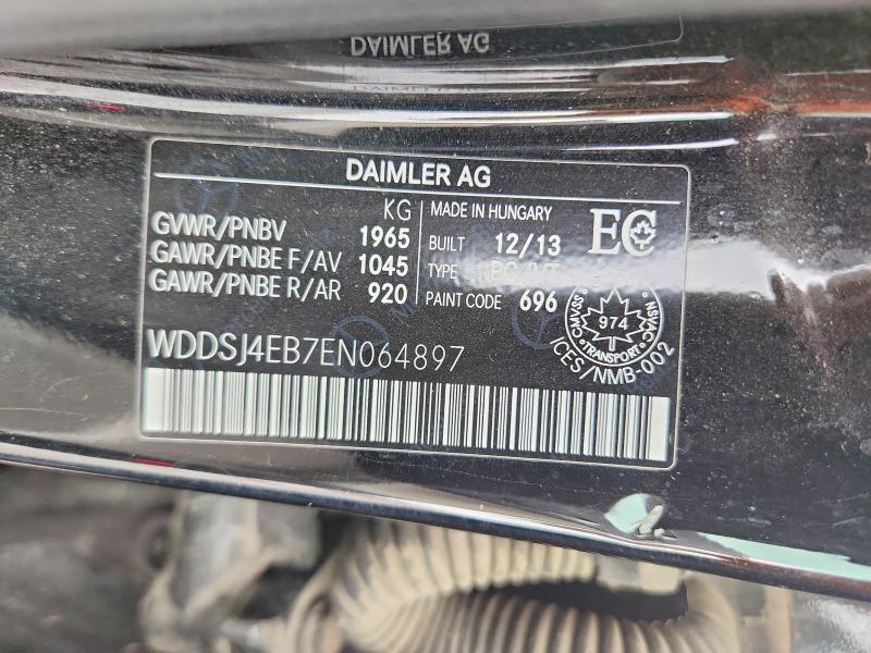 Продажа на аукционе авто 2014 Mercedes-benz Cla, vin: WDDSJ4EB7EN064897, номер лота: 65219746