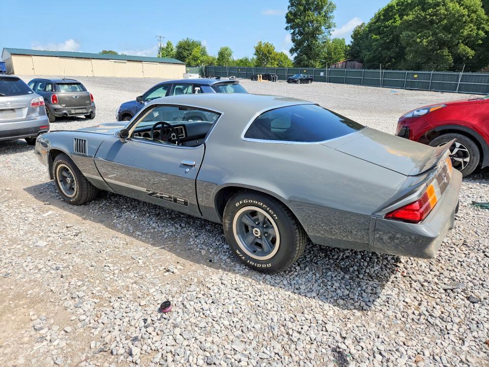 1979 Chevrolet Camaro მანქანა იყიდება აუქციონზე, vin: 1Q87L9L505407, აუქციონის ნომერი: 63135646