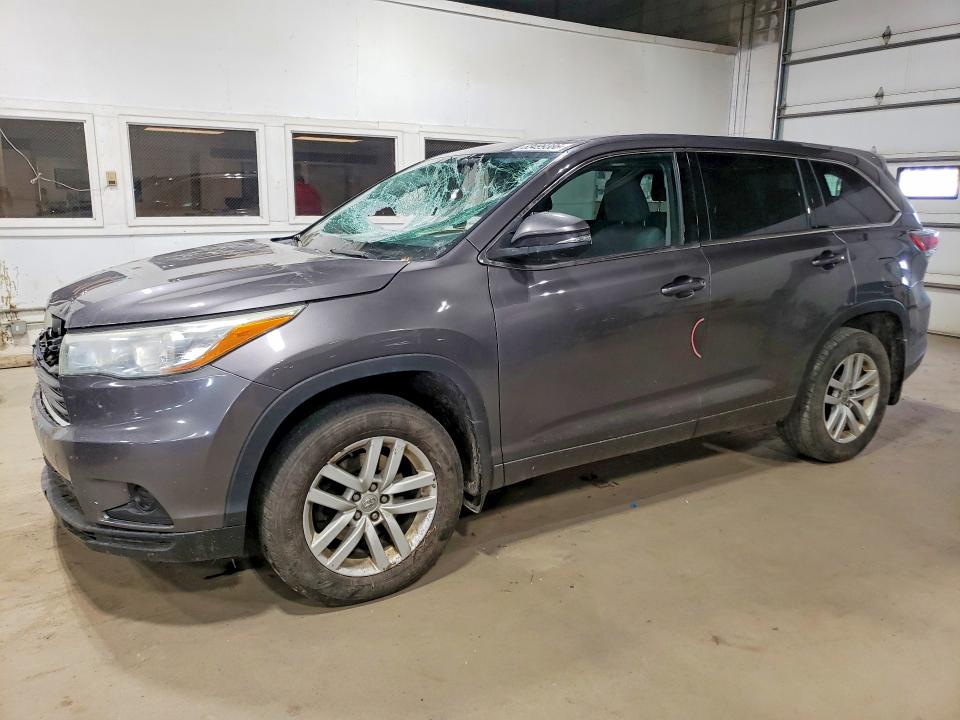 2015 Toyota Highlander მანქანა იყიდება აუქციონზე, vin: 5TDBKRFH6FS145649, აუქციონის ნომერი: 63499386