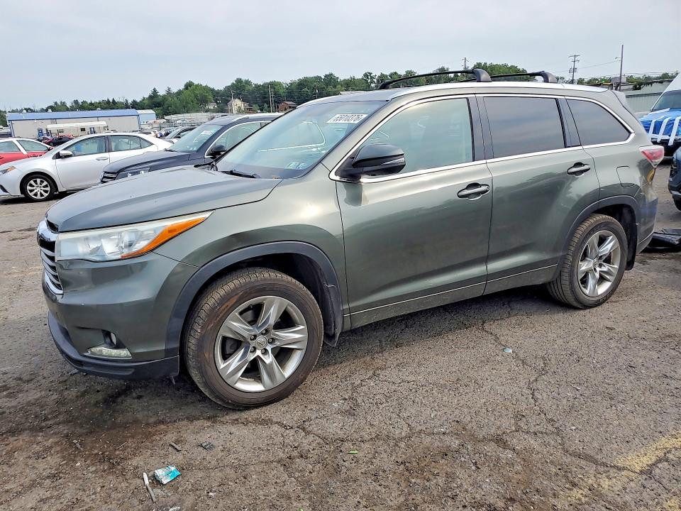2014 Toyota Highlander მანქანა იყიდება აუქციონზე, vin: 5TDDKRFH5ES035344, აუქციონის ნომერი: 65010376