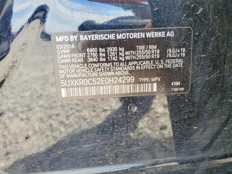 2014 Bmw X5 მანქანა იყიდება აუქციონზე, vin: 5UXKR0C52E0H24299, აუქციონის ნომერი: 66462696