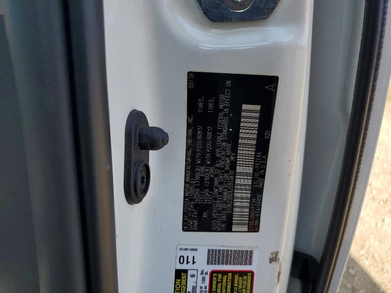 Продаж на аукціоні авто 2018 Toyota Sienna, vin: 5TDKZ3DC4JS933810, номер лоту: 67163736