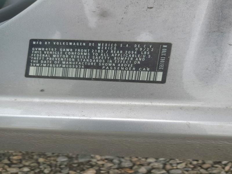 Aukcja sprzedaży 2023 Volkswagen Jetta, vin: 3VW7M7BU8PM009934, numer aukcji: 63752376