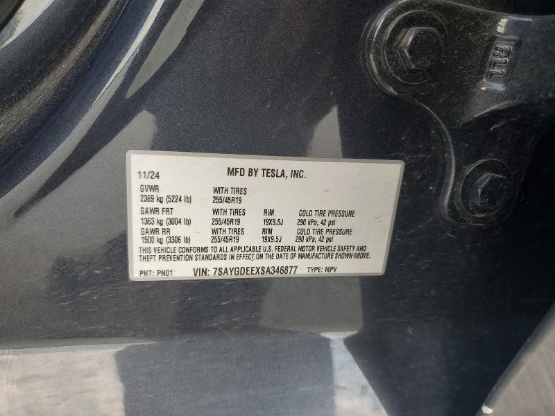 Aukcja sprzedaży 2025 Tesla Model Y, vin: 7SAYGDEEXSA346877, numer aukcji: 64658866