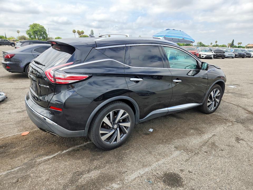 2015 Nissan Murano მანქანა იყიდება აუქციონზე, vin: 5N1AZ2MG4FN257151, აუქციონის ნომერი: 64157566