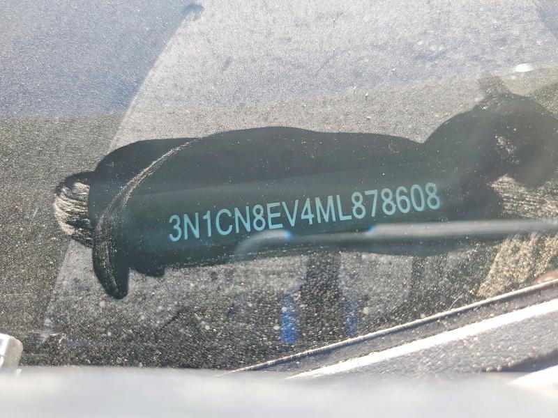 63760766 :رقم المزاد ، 3N1CN8EV4ML878608 vin ، 2021 Nissan Versa مزاد بيع