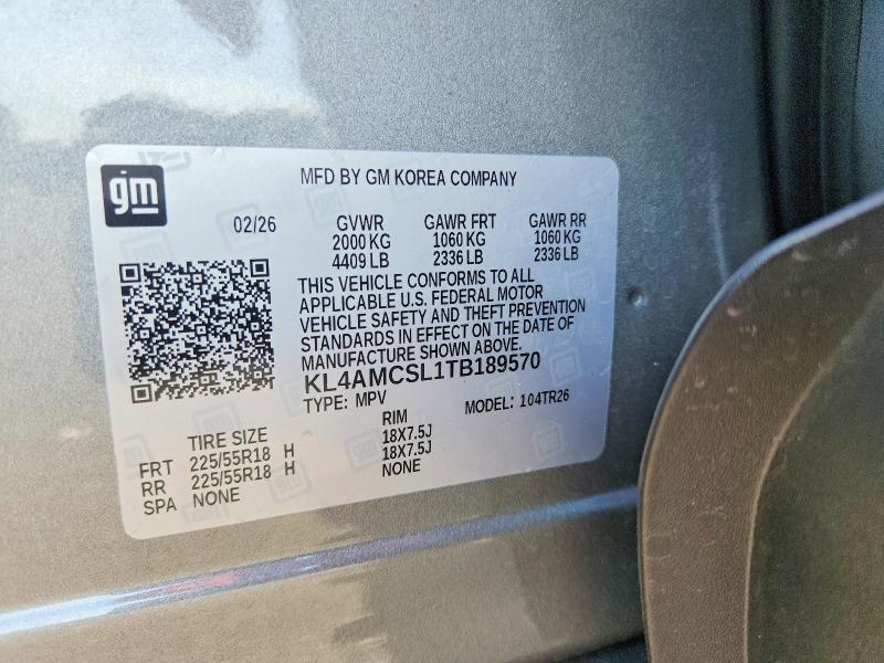 Aukcja sprzedaży 2026 Buick Encore Gx, vin: KL4AMCSL1TB189570, numer aukcji: 65858896