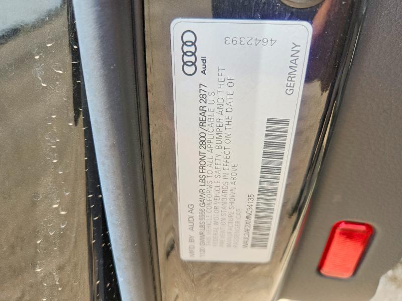 Auction sale of the 2021 Audi A6, vin: WAUL2AF2XMN034135, lot number: 66529276