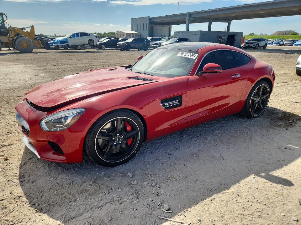 Auction sale of the 2017 Mercedes-benz Amg Gt, vin: WDDYJ7JA6HA010124, lot number: 66727236