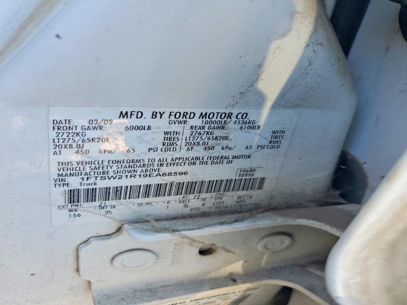 Продажа на аукционе авто 2009 Ford F250, vin: 1FTSW21R19EA68596, номер лота: 63553316