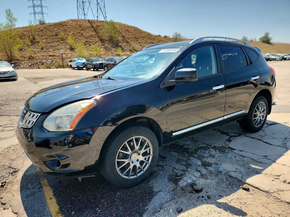 61586146 :رقم المزاد ، JN8AS5MV5DW606175 vin ، 2013 Nissan Rogue مزاد بيع
