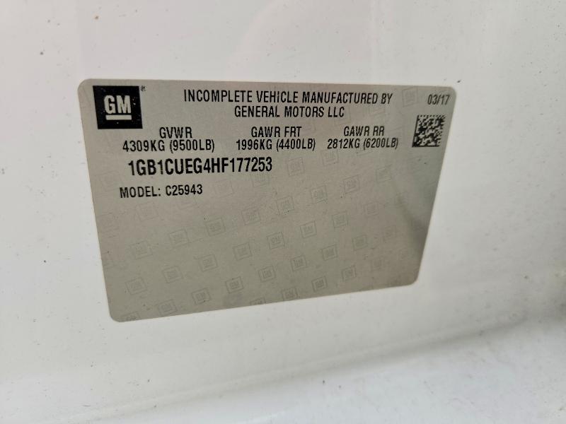 Продаж на аукціоні авто 2017 Chevrolet Silverado, vin: 1GB1CUEG4HF177253, номер лоту: 69741796