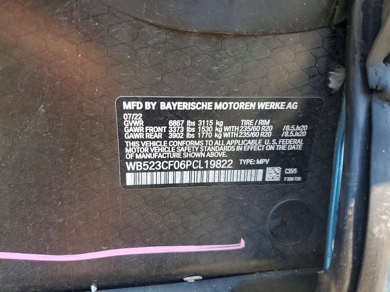 Продажа на аукционе авто 2023 Bmw Ix, vin: WB523CF06PCL19822, номер лота: 64442796
