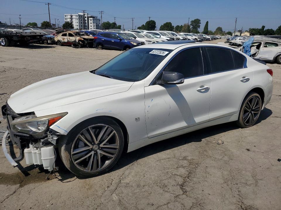 63722826 :رقم المزاد ، JN1BV7AP7FM334593 vin ، 2015 Infiniti Q50 مزاد بيع