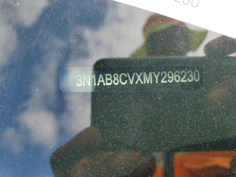 Aukcja sprzedaży 2021 Nissan Sentra, vin: 3N1AB8CVXMY296230, numer aukcji: 66005366