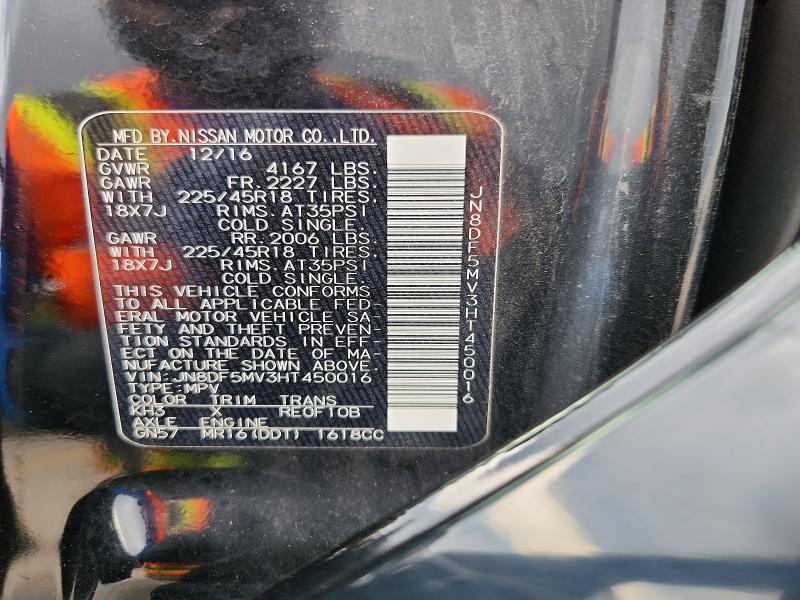 Auction sale of the 2017 Nissan Juke, vin: JN8DF5MV3HT450016, lot number: 67097646