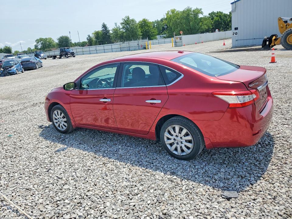 2015 Nissan Sentra მანქანა იყიდება აუქციონზე, vin: 3N1AB7APXFL659057, აუქციონის ნომერი: 65274946