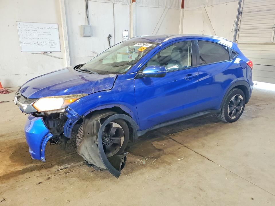 2018 Honda Hr-v მანქანა იყიდება აუქციონზე, vin: 3CZRU6H76JM724168, აუქციონის ნომერი: 64079916