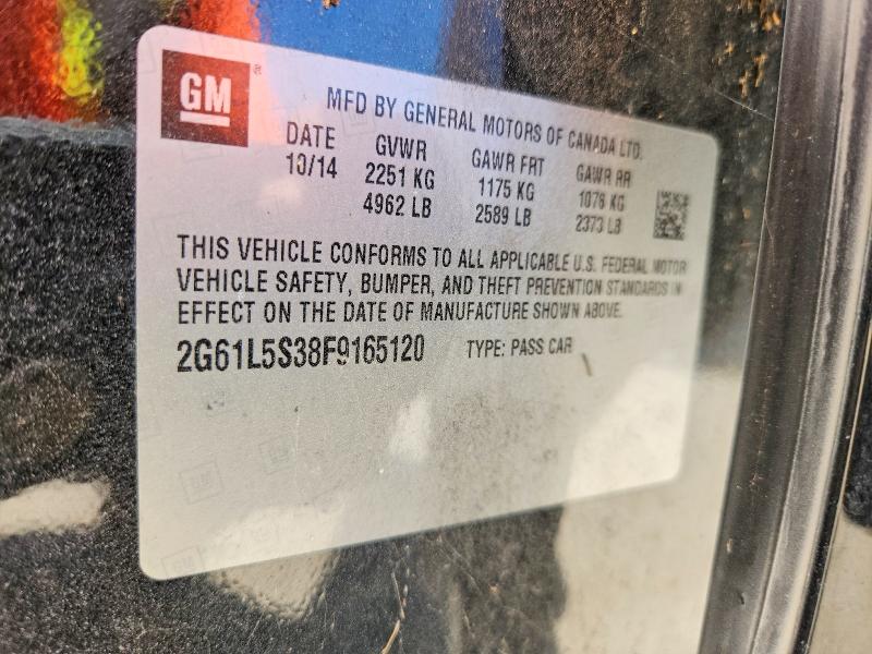 Продажа на аукционе авто 2015 Cadillac Xts, vin: 2G61L5S38F9165120, номер лота: 65834936