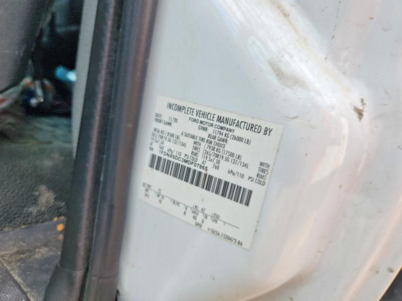 Продаж на аукціоні авто 2021 Ford F650, vin: 1FDNX6DC3MDF07865, номер лоту: 66447116