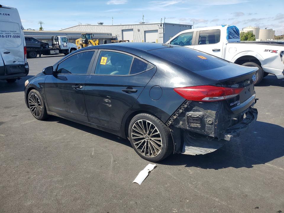 2017 Hyundai Elantra მანქანა იყიდება აუქციონზე, vin: KMHD74LF4HU173458, აუქციონის ნომერი: 65153396