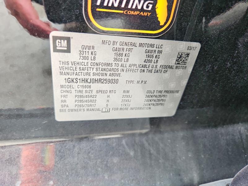 Продажа на аукционе авто 2017 Gmc Yukon Xl, vin: 1GKS1HKJ0HR259030, номер лота: 65849016