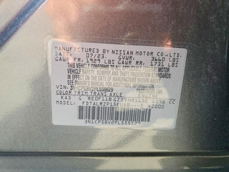 Продажа на аукционе авто 2023 Nissan Kicks, vin: 3N1CP5BV2PL555529, номер лота: 65584756