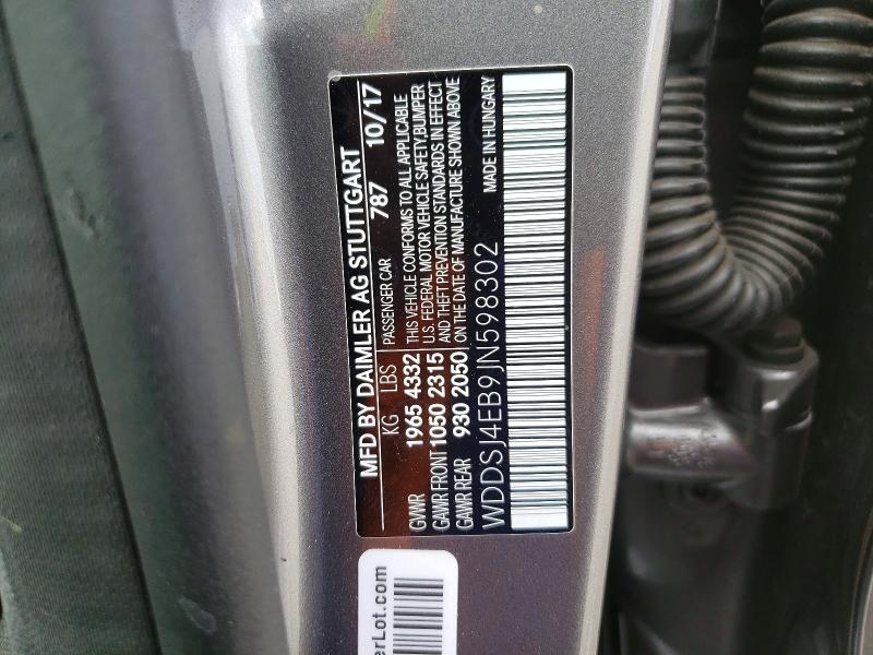 67061396 :رقم المزاد ، WDDSJ4EB9JN598302 vin ، 2018 Mercedes-benz Cla مزاد بيع