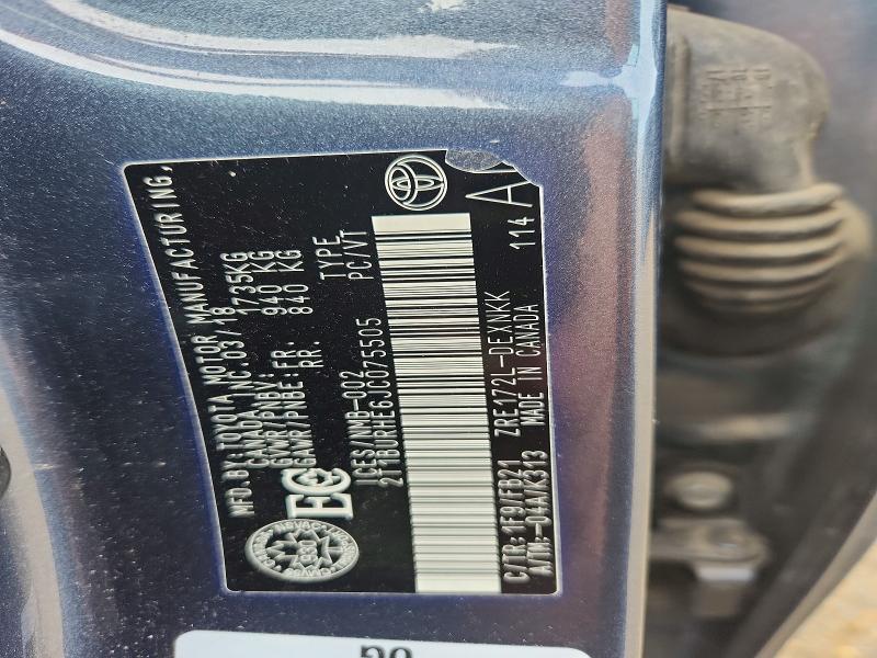 63348146 :رقم المزاد ، 2T1BURHE6JC075505 vin ، 2018 Toyota Corolla مزاد بيع