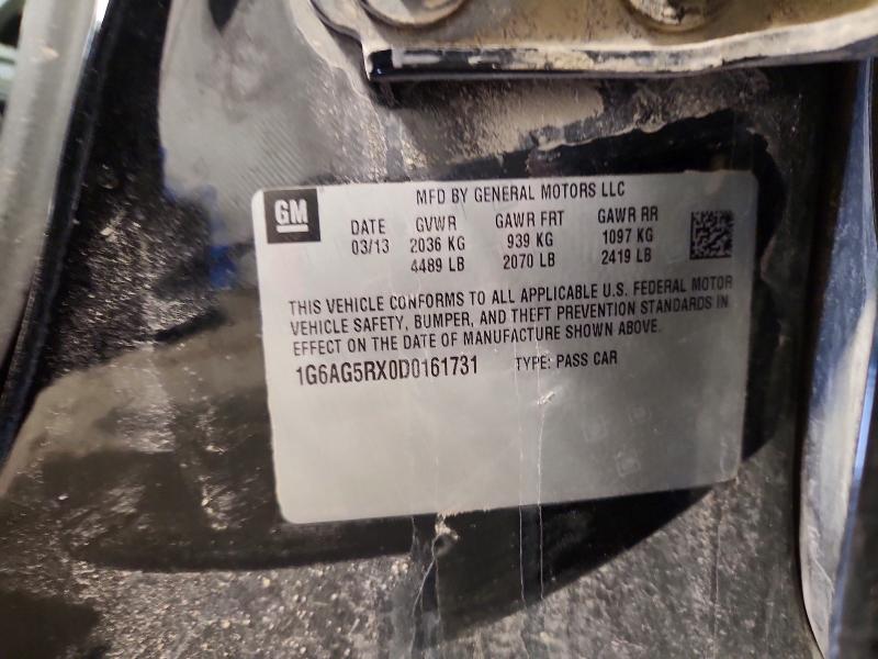 64208196 :رقم المزاد ، 1G6AG5RX0D0161731 vin ، 2013 Cadillac Ats مزاد بيع