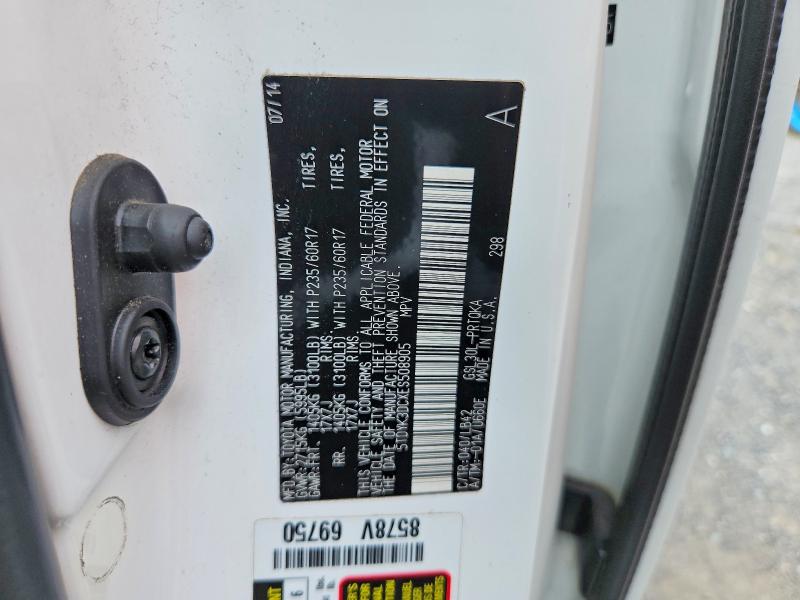 Продажа на аукционе авто 2014 Toyota Sienna, vin: 5TDYK3DCXES508905, номер лота: 64153836