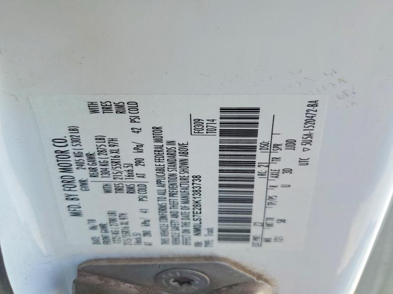 Aukcja sprzedaży 2019 Ford Transit Connect, vin: NM0LS7E28K1383738, numer aukcji: 66275026