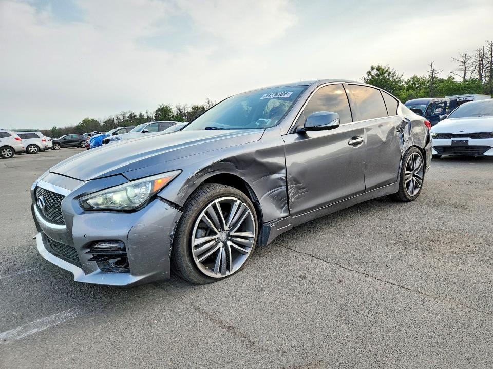 64596996 :رقم المزاد ، JN1BV7AR5FM405971 vin ، 2015 Infiniti Q50 مزاد بيع