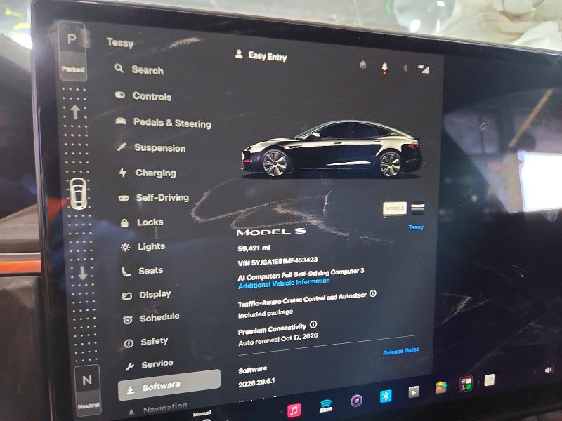 Aukcja sprzedaży 2021 Tesla Model S, vin: 5YJSA1E51MF453423, numer aukcji: 65034096