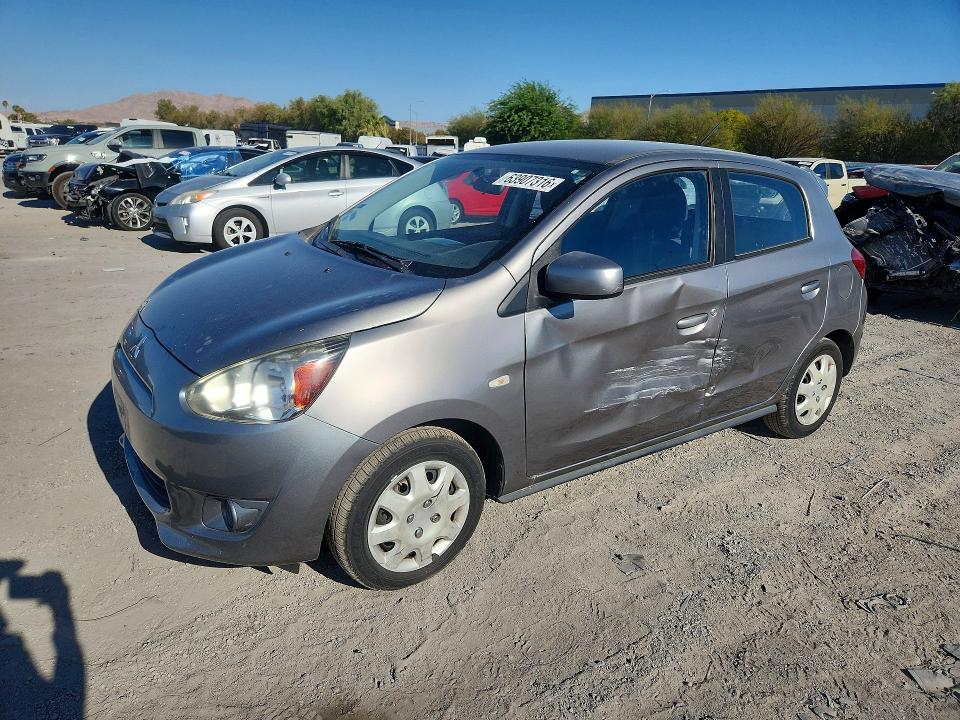 2015 Mitsubishi Mirage მანქანა იყიდება აუქციონზე, vin: ML32A3HJ1FH036667, აუქციონის ნომერი: 63907316