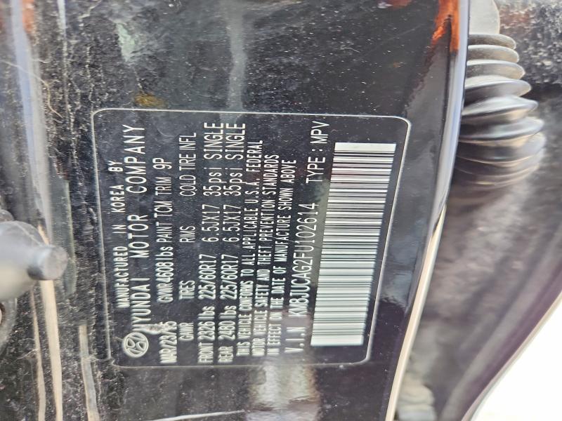 Aukcja sprzedaży 2015 Hyundai Tucson, vin: KM8JUCAG2FU102614, numer aukcji: 63199896