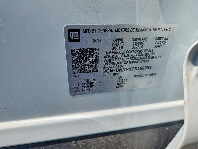 Продаж на аукціоні авто 2026 Chevrolet Equinox, vin: 3GN7DNRPXTS166983, номер лоту: 63225096