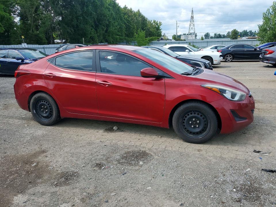 64104826 :رقم المزاد ، 5NPDH4AE1FH591625 vin ، 2015 Hyundai Elantra مزاد بيع