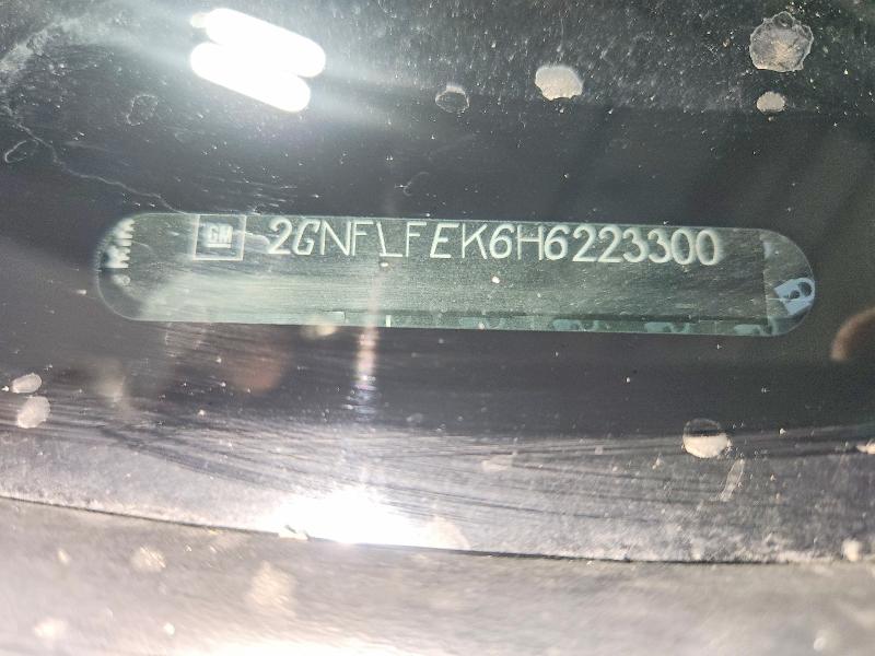 62724096 :رقم المزاد ، 2GNFLFEK6H6223300 vin ، 2017 Chevrolet Equinox مزاد بيع