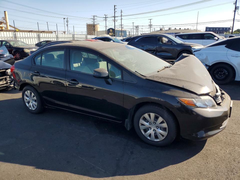 2012 Honda Civic მანქანა იყიდება აუქციონზე, vin: 2HGFB2F48CH100763, აუქციონის ნომერი: 64458326