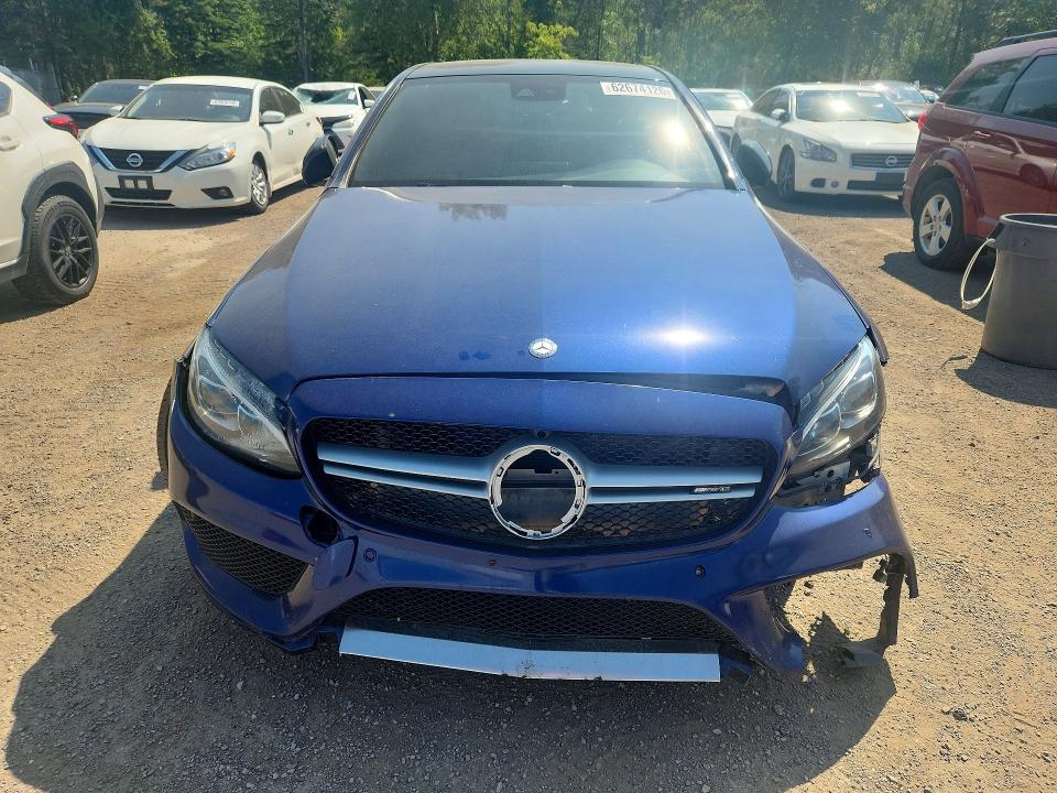 62674126 :رقم المزاد ، 55SWF6EB0HU191159 vin ، 2017 Mercedes-benz C مزاد بيع