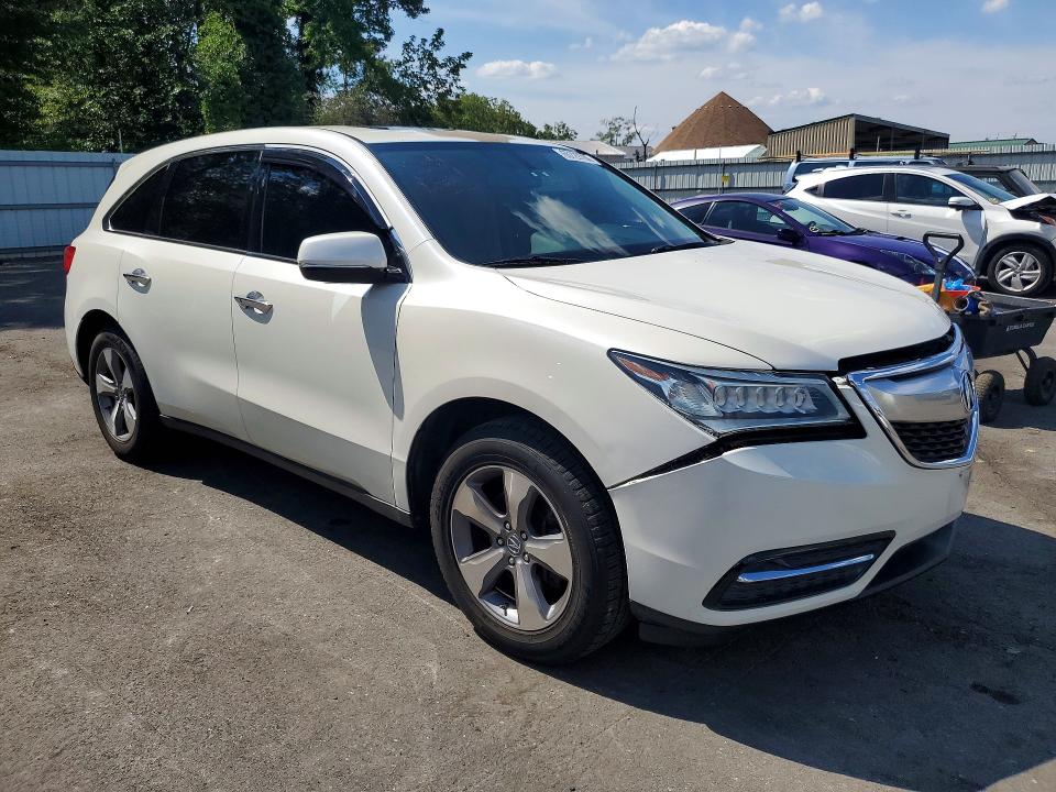 65729706 :رقم المزاد ، 5FRYD3H28EB005999 vin ، 2014 Acura Mdx مزاد بيع