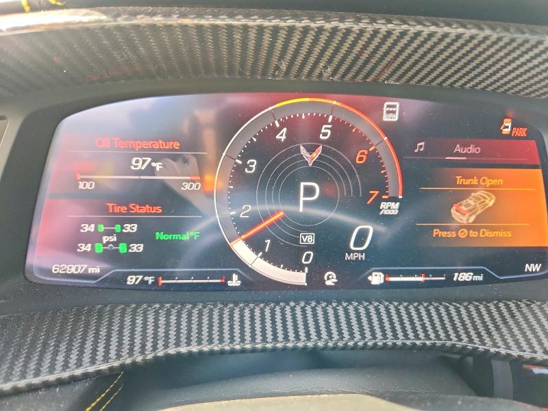 66610946 :رقم المزاد ، 1G1YC3D45M5000019 vin ، 2021 Chevrolet Corvette مزاد بيع