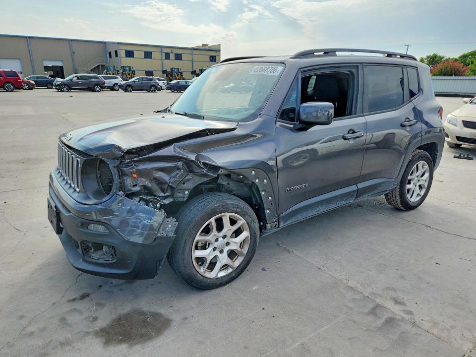 2018 Jeep Renegade მანქანა იყიდება აუქციონზე, vin: ZACCJABB1JPJ58855, აუქციონის ნომერი: 63688706