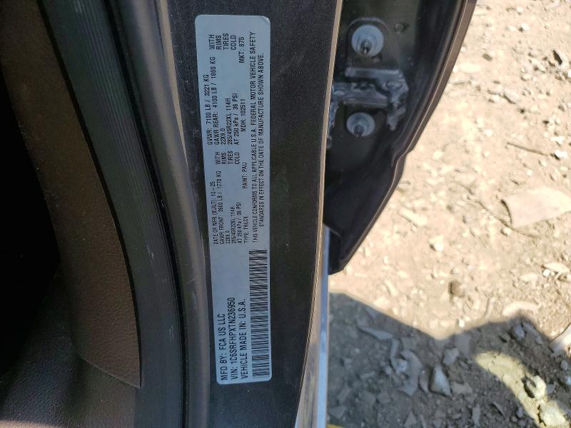 Aukcja sprzedaży 2026 Ram 1500, vin: 1C6SRFHPXTN236950, numer aukcji: 66964826