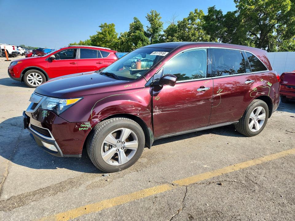 Auction sale of the 2013 Acura Mdx, vin: 2HNYD2H37DH502808, lot number: 66177516