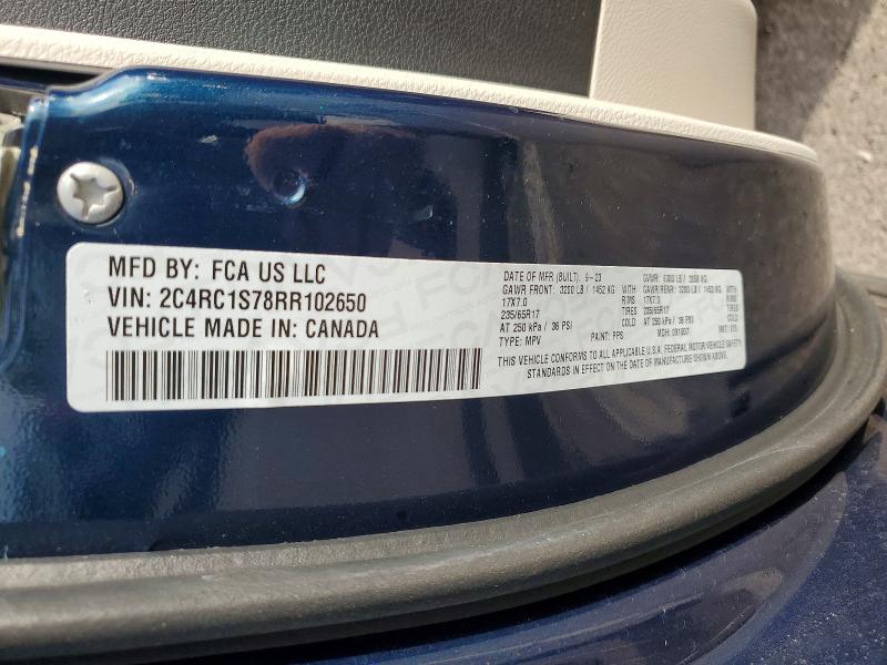 Продажа на аукционе авто 2024 Chrysler Pacifica, vin: 2C4RC1S78RR102650, номер лота: 64360846