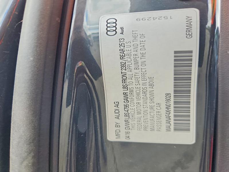 Aukcja sprzedaży 2017 Audi A4, vin: WAUANAF4XHN016028, numer aukcji: 66730256