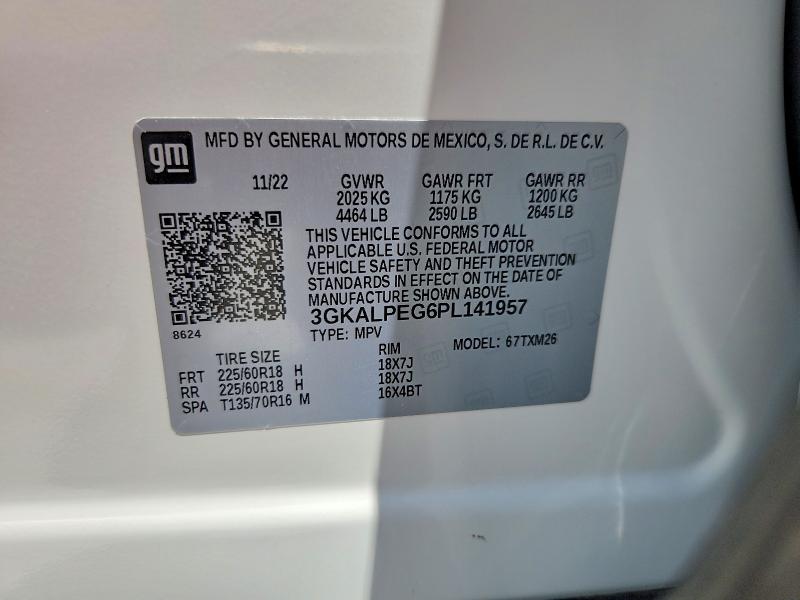 64749446 :رقم المزاد ، 3GKALPEG6PL141957 vin ، 2023 Gmc Terrain مزاد بيع