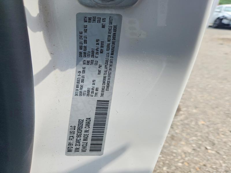 Aukcja sprzedaży 2025 Chrysler Pacifica, vin: 2C4RC1BGXSR503932, numer aukcji: 64097436